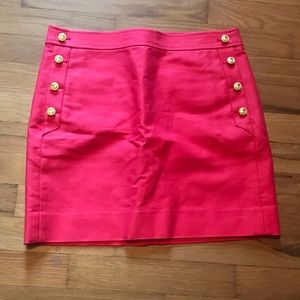J. Crew 0 Hot Pink Mini Skirt
